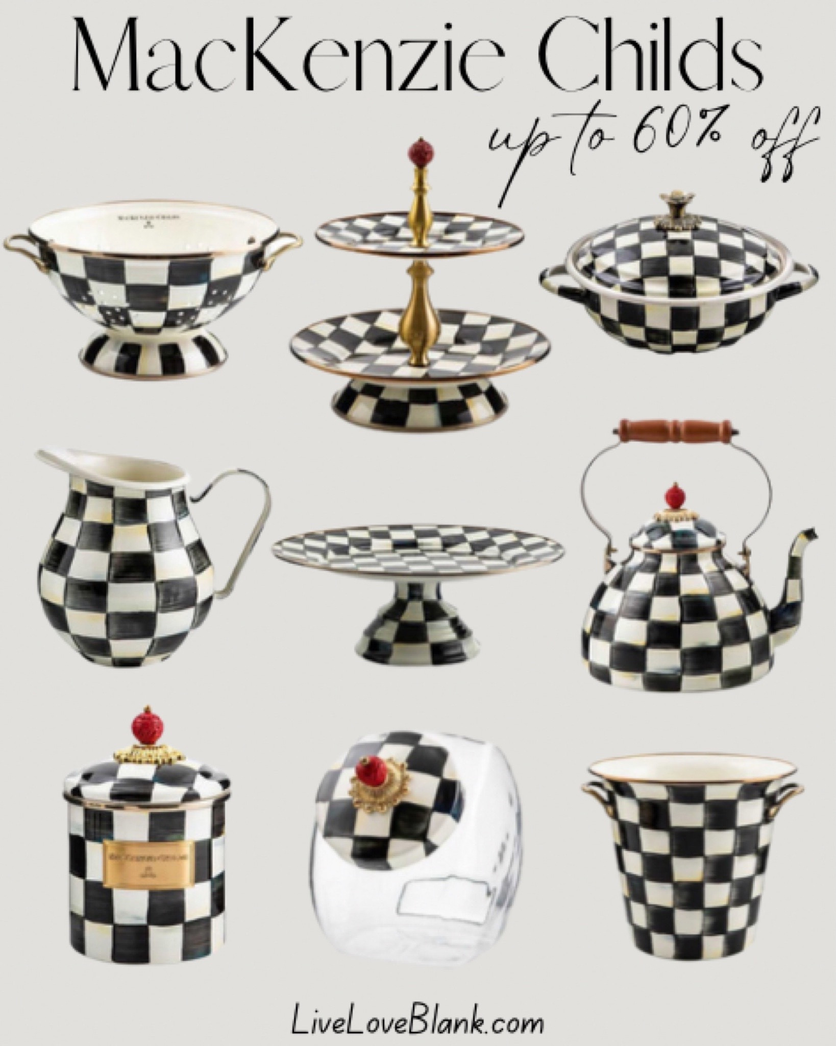Mackenzie-Childs annual barn sale up to 60% off…courtly check and Sterling check entertaining dishes included 

#LTKsalealert #LTKhome #LTKFind