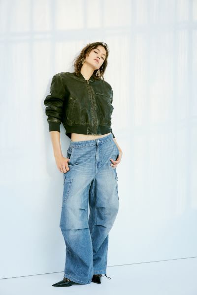 Denim Parachute Pants | H&M (US + CA)