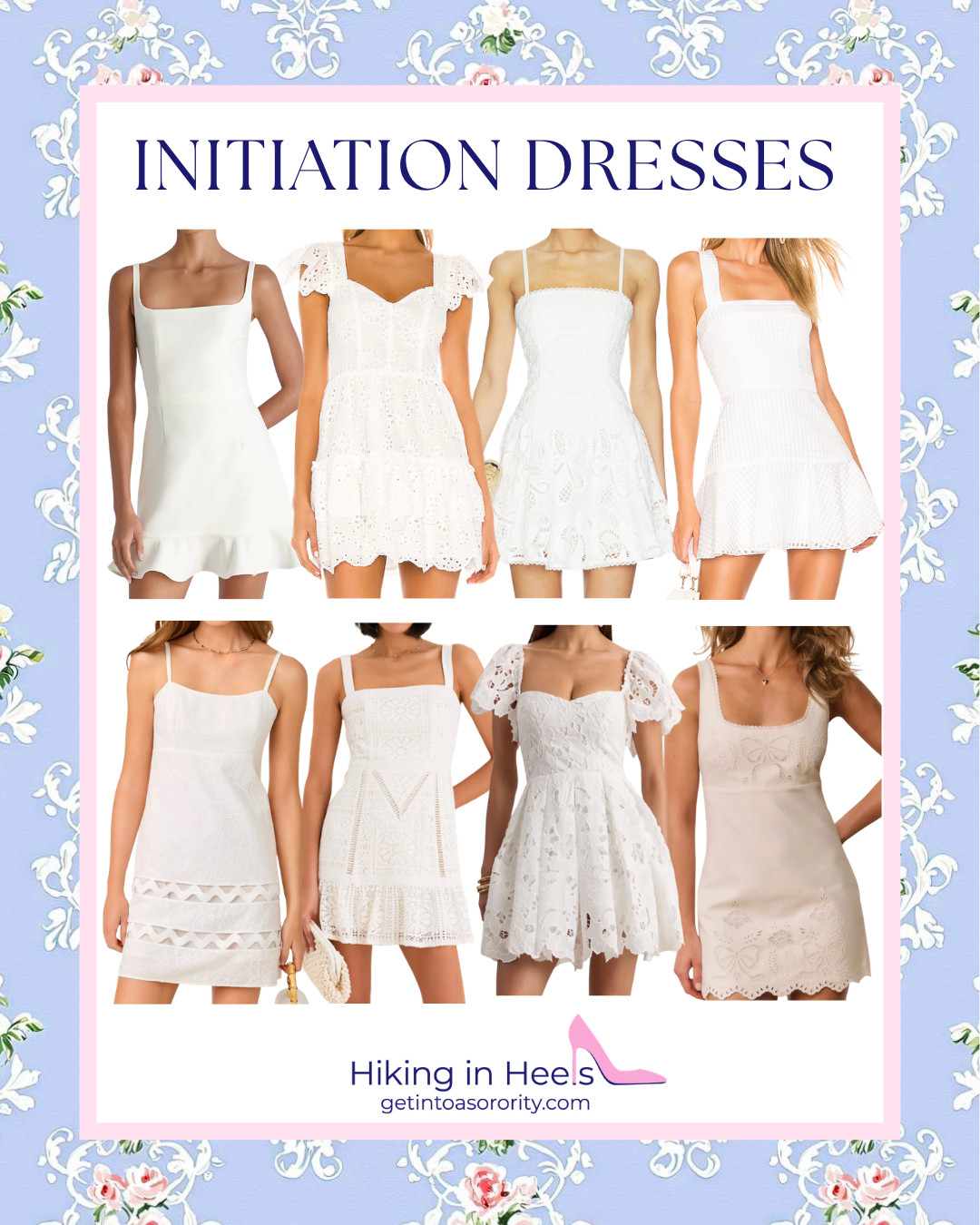 white sorority initiation dresses, pt 2 🤍✨ 

 #LTKootd #LTKU #LTKBeauty