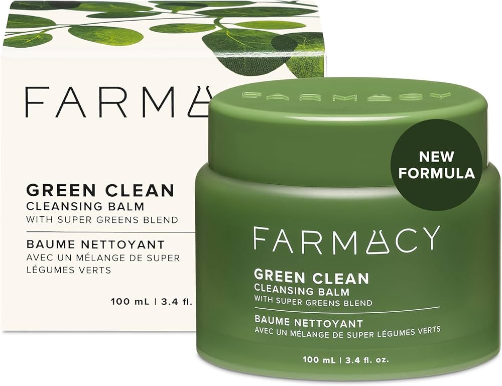 Farmacy Makeup Remover Cleansing Balm - Green Clean Waterproof Makeup Remover Balm + Oil Cleanser... | Amazon (US)