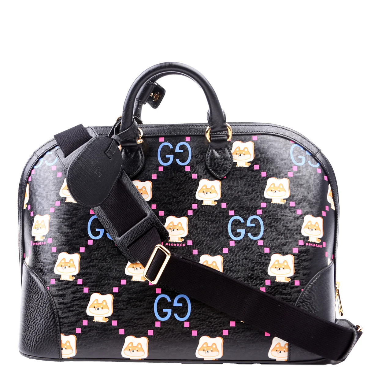 739725 Dome Satchel Pikarar Black | Keeks Designer Handbags