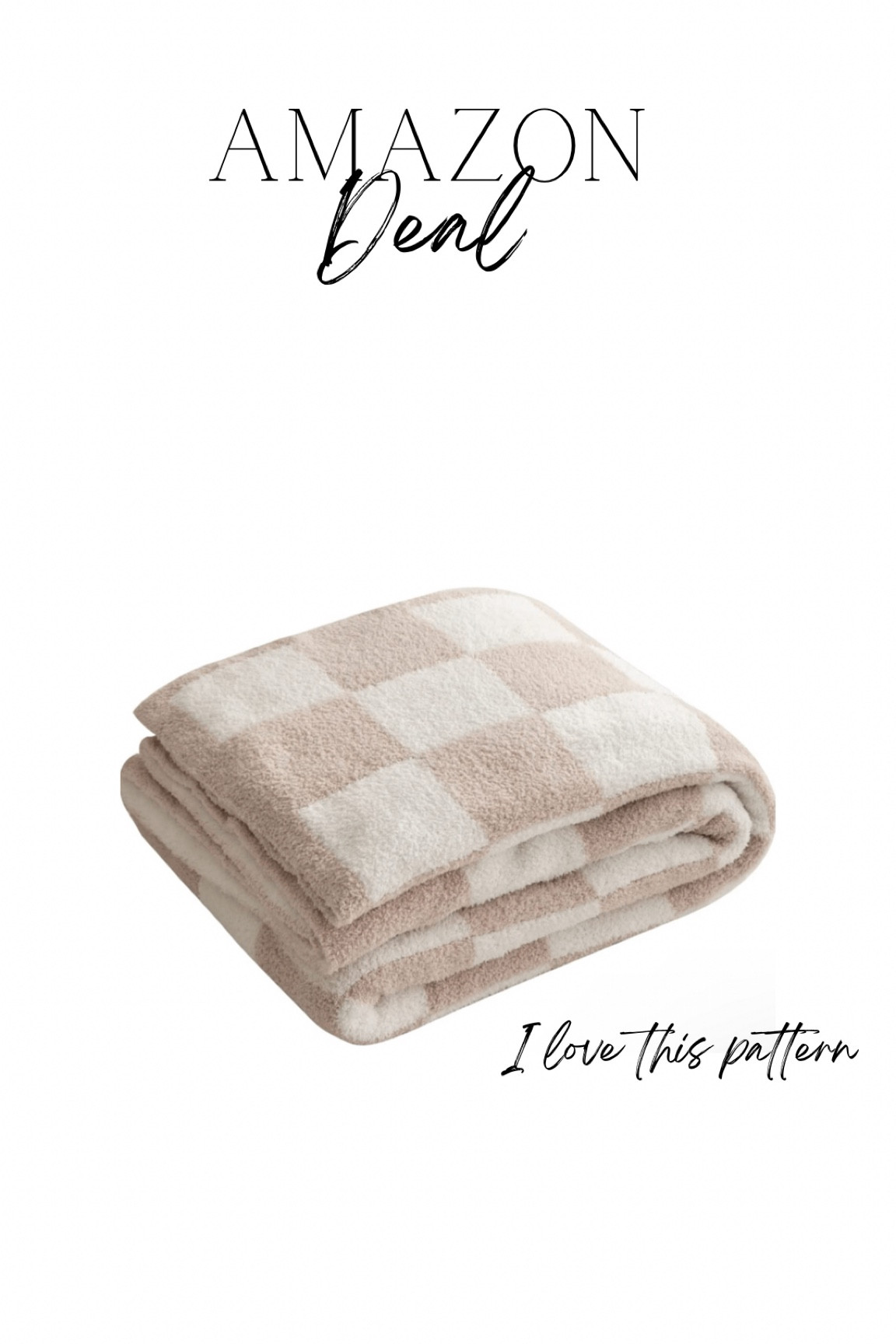 Checkered blanket tan and cream/ white 
Soft blanket sale

#LTKsalealert #LTKHoliday #LTKhome