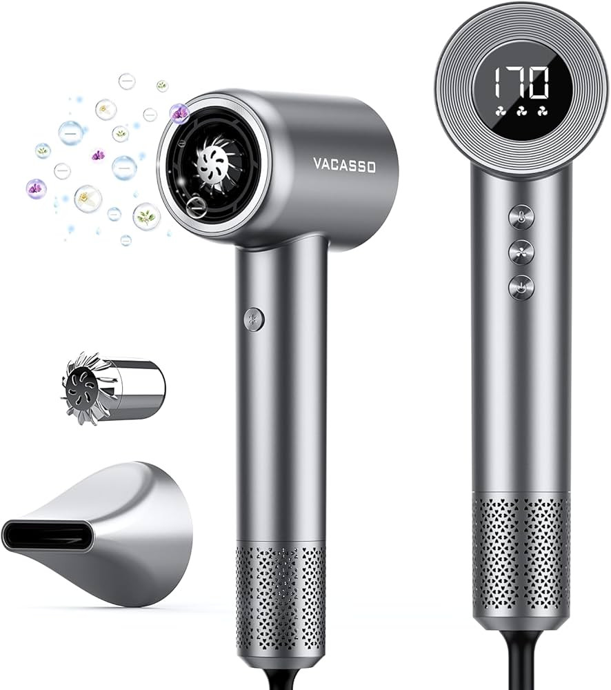 Hair Blow Dryer, Ionic Hair Dryer with Hair Care Module, Professional Hairdryer High-Speed 110, 0... | Amazon (US)