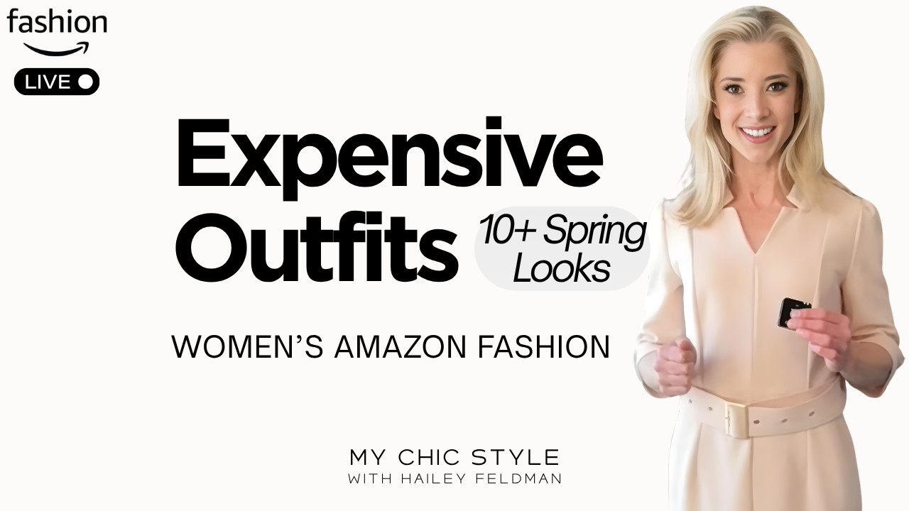 Hi! Welcome back to My Chic Style! I'm Hailey, your trusted guide to discovering the best classic chic products online. 10+ Spring Looks: How to Style "Expensive Outfits" Using Women’s Amazon Fashion 💎 Looking for that Rich Girl Aesthetic on a real-girl budget? Join me live to shop over 10 spring outfits on Amazon Fashion for women. 

📅 Tuesday, April 28, 2026 @ 12:15 PM
🛒 CLICK TO SHOP & WATCH LIVE: https://www.amazon.com/live/broadcast/4d45a726-21c3-40e4-91ba-5f3bd30f47c1

✨ SHOW OVERVIEW
In this live styling and shopping show, shoppers will learn how to:
1. This year, "Quiet Luxury" is getting an upgrade! I’ve curated & sourced over 10 "Expensive Outfits" from Amazon that mimic the craftsmanship of brands like Bottega and Celine. Laser-cut textures, structured blazers, and the "Digital Product Passport" quality look—all available with Prime shipping.

2. Live Q&A: Ask me how to style your specific pieces for a high-end finish!

3. Expensive Looking Outfits for women styled with a heritage, classic root & updated for 2026.

Meet Your Stylist: Hailey brings a rare, first-hand perspective to the world of elevated style. Raised in the heart of Oyster Bay, New York—the historic "WASPY" inspiration behind The Great Gatsby—she grew up immersed in the roots of classic American elegance. Her eye for detail was further refined during nearly a decade on Manhattan’s Upper East Side, followed by another 10 years in Palm Beach, Florida. This unique background allows Hailey to bridge the gap between East Coast sophistication and tropical luxury, giving her an unmatched eye for the subtle styling adjustments that make any outfit look truly designer  

#LTKPetite #LTKgrwm #LTKdayinmylife
