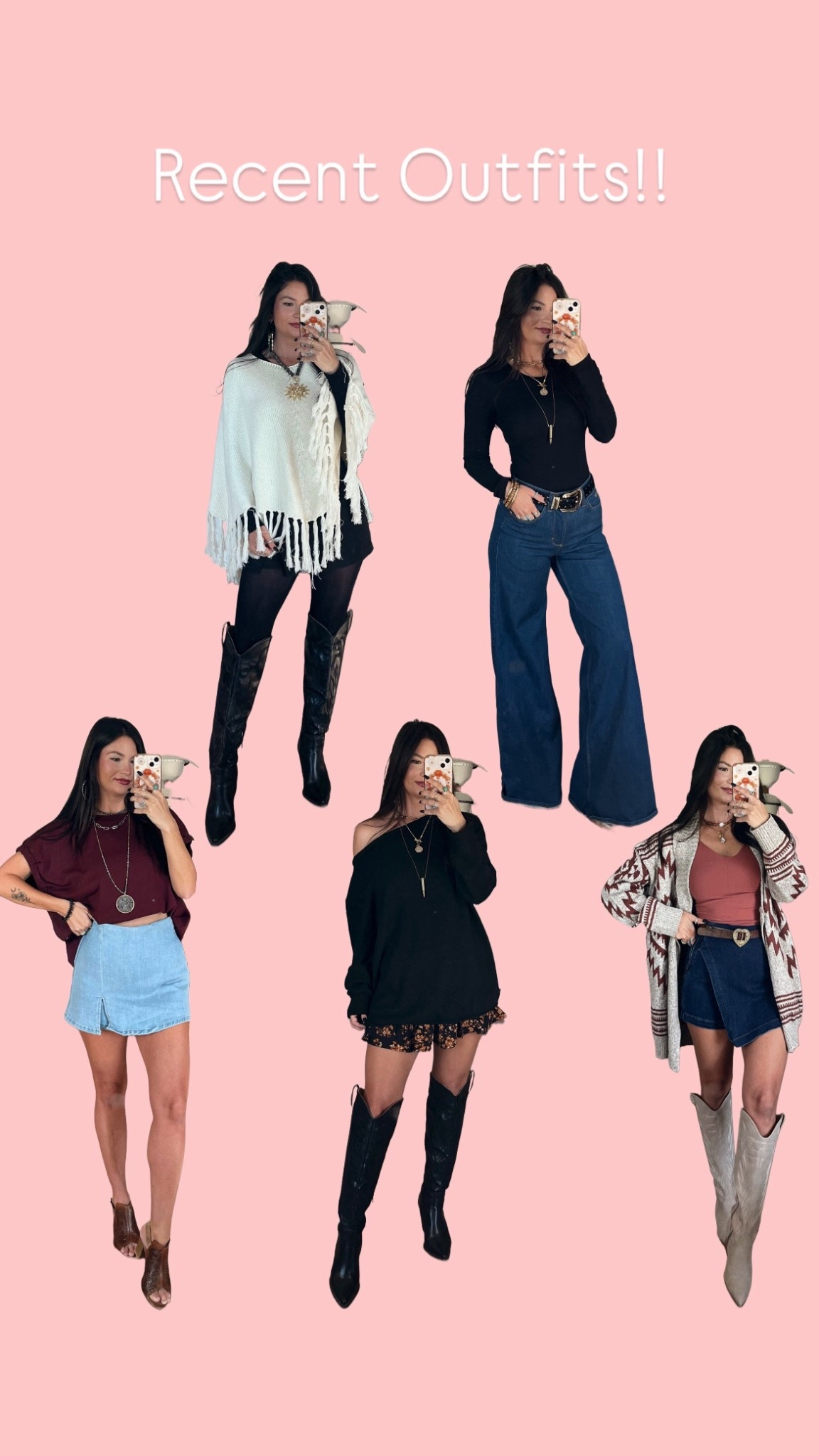Recent outfits and discount codes! Lots of skorts here! Some are BOGO free 💖

Twisted silver - LORI20
Black Boots - LORIG30
Allie & Bess - LORI20

#LTKootd #LTKCyberWeek #LTKHoliday