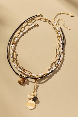 Shades of Sea Layered Necklaces: Charm Edition | Anthropologie (US)