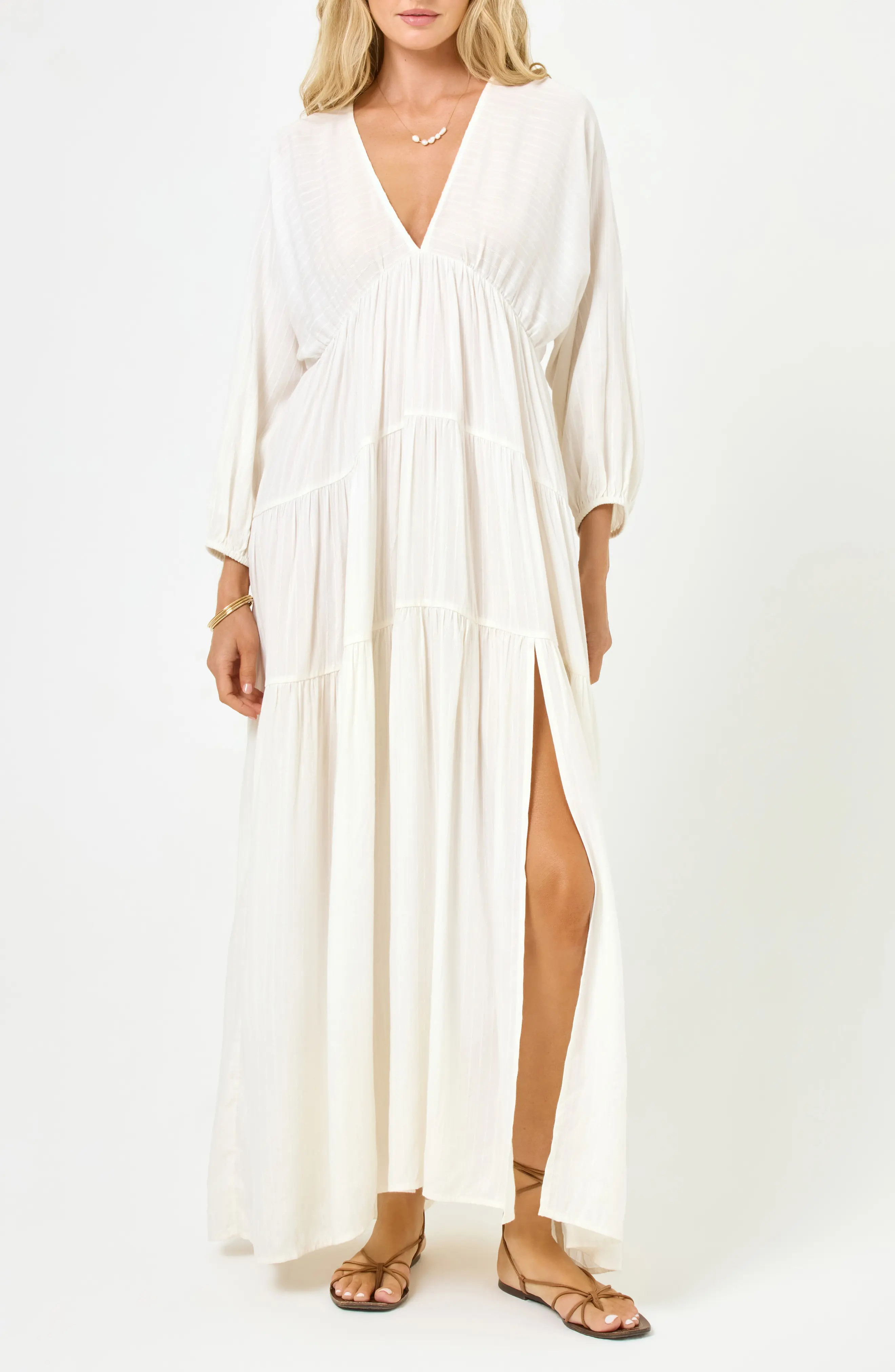 Eterna Tiered Cover-Up Maxi Dress (Women) | Nordstromrack | Nordstrom Rack
