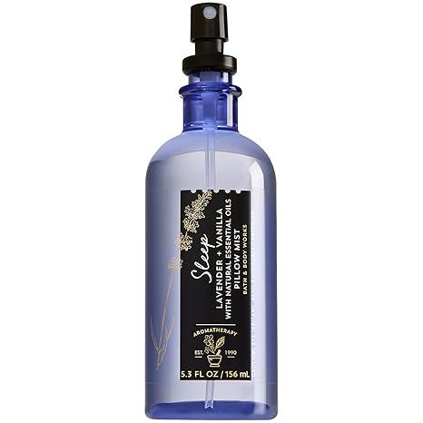 Bath and Body Works Aromatherapy Pillow Mist with Natural Essential Oils (Sleep, Lavender + Vanil... | Amazon (US)