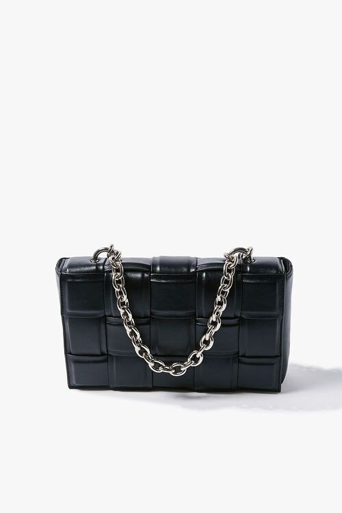 Faux Leather Basketwoven Crossbody Bag | Forever 21 (US)