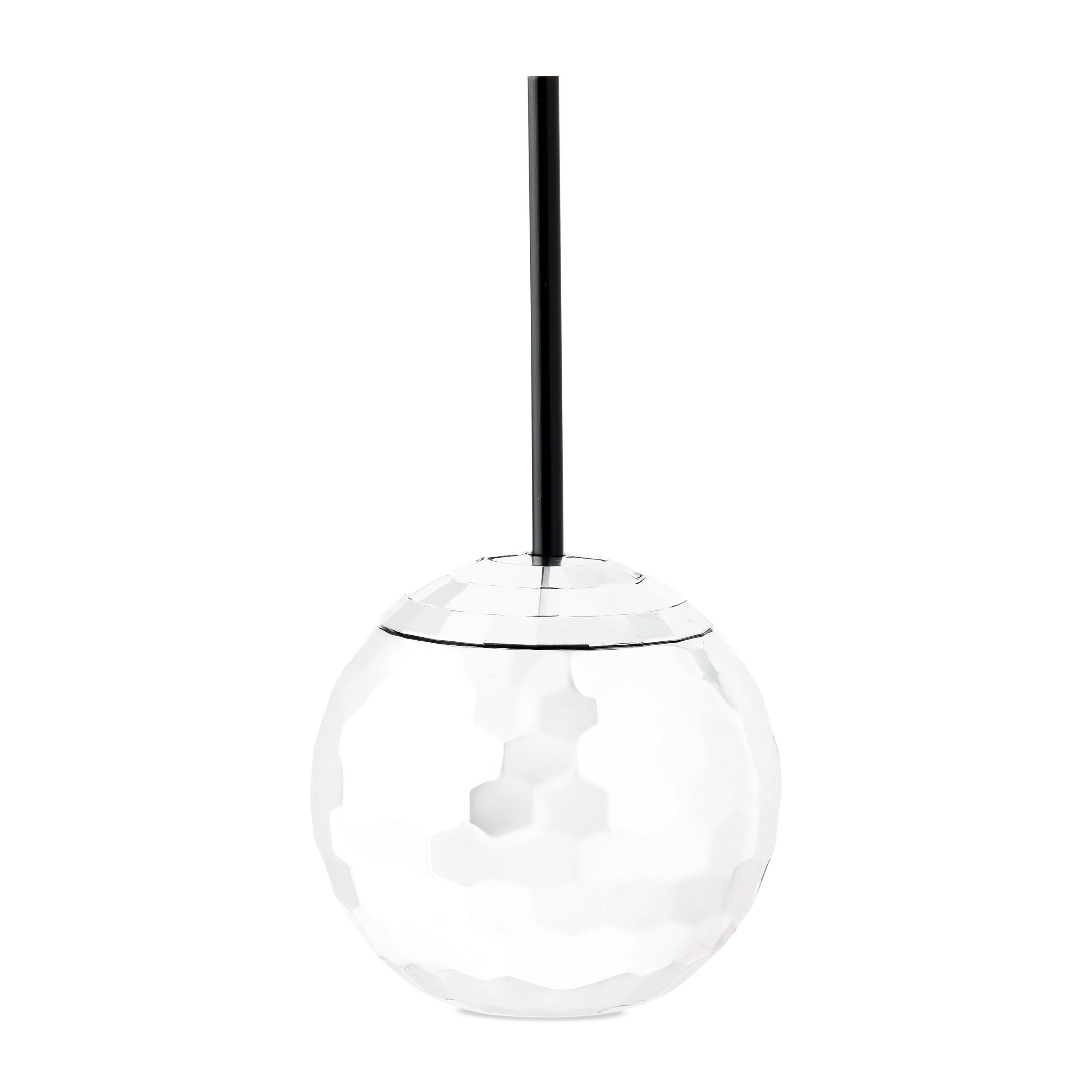Silver Disco Ball Plastic Tumbler with Straw, by Way To Celebrate | Walmart (US)