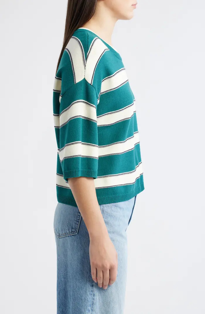 Boxy Stripe Sweater | Nordstrom