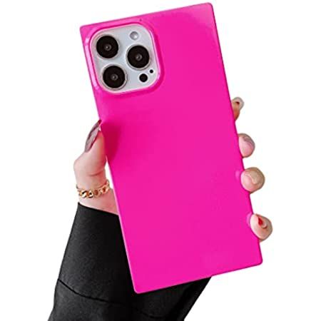 Omorro Neon Phone Square Compatible with iPhone 13 Pro Max Case for Women, Bright Neon Luxury Design | Amazon (US)