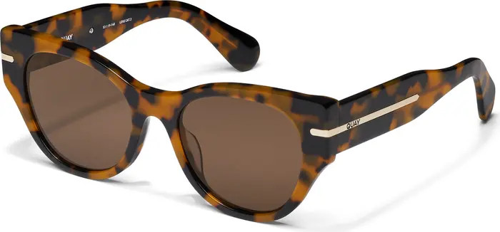 QUAY Chit Chat 53mm Cat Eye Sunglasses | Nordstrom | Nordstrom
