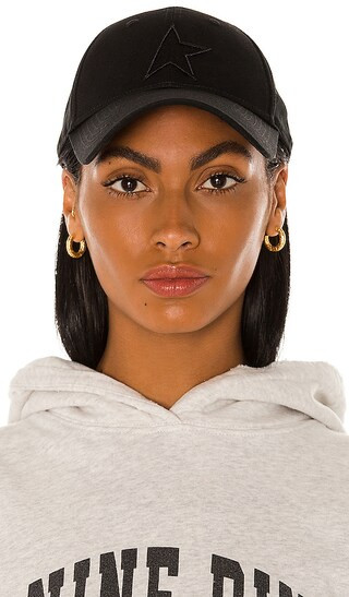 Demos Baseball Hat in Black | Revolve Clothing (Global)