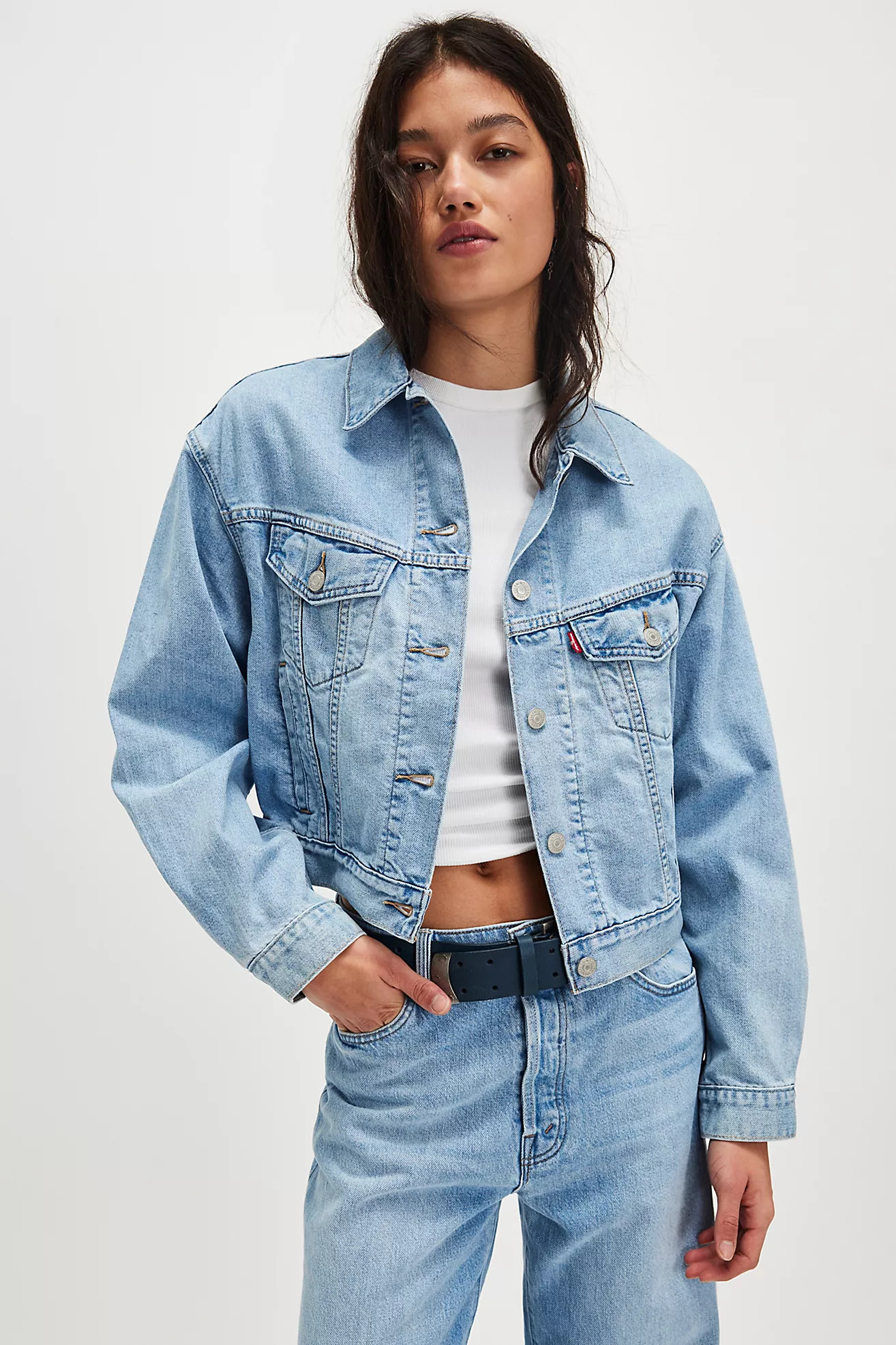 Levi's Shrunken '90s Trucker Jacket | Free People (Global - UK&FR Excluded)