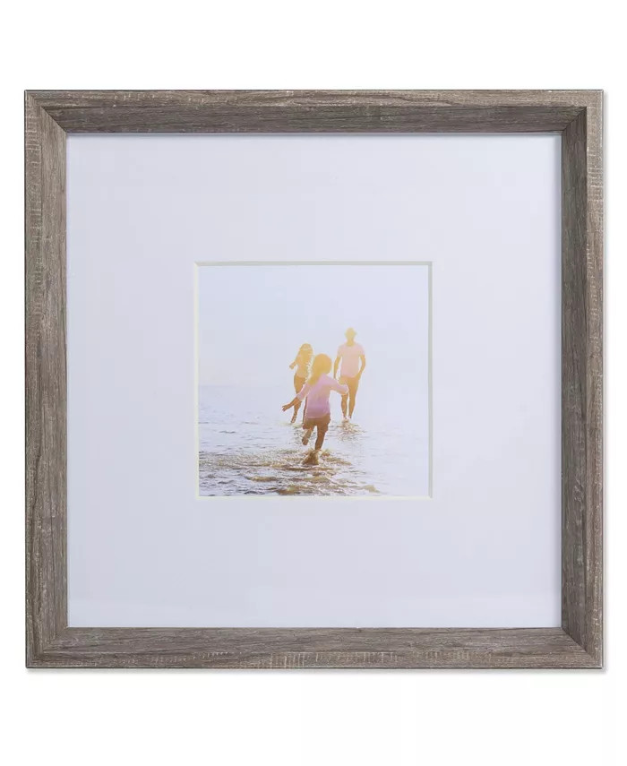 Wide Border Matted Frame - Gallery Gray 10x10 - 5" x 5" | Macy's