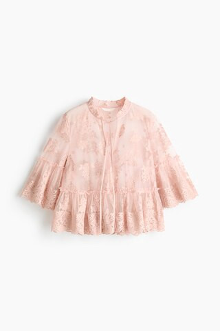 H & M - Lace Blouse - Powder Pink | H&M (US + CA)