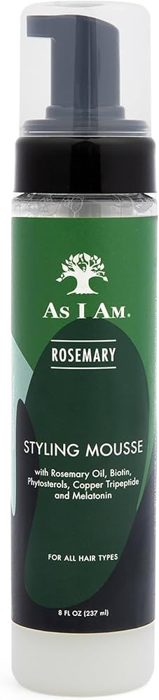 As I Am Rosemary Styling Mousse 8 Fl Oz (237 ml) | Amazon (US)