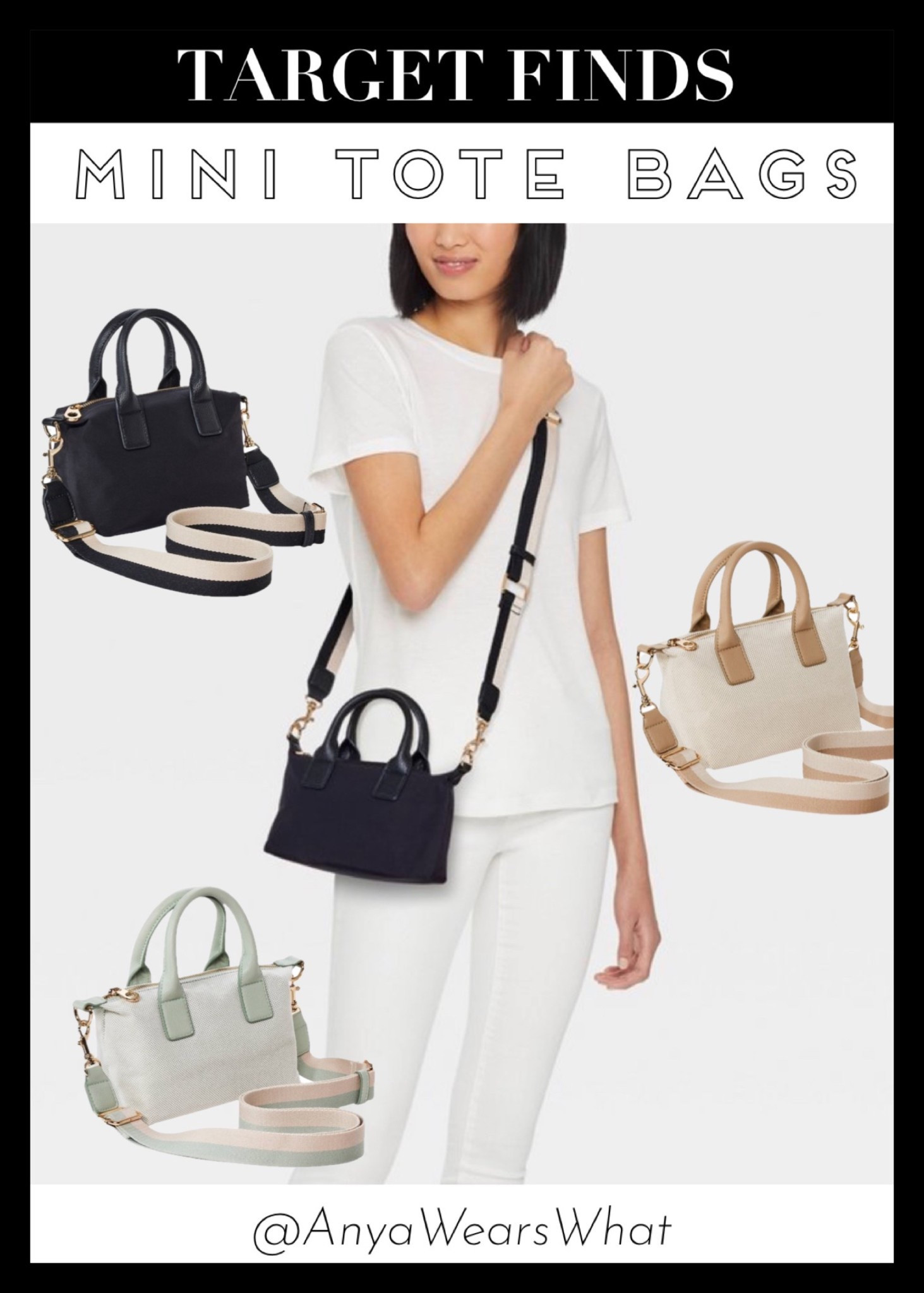 The perfect DUPE for the STONEY CLOVER Pouchette Crossbody Bag 01 ($128)! 
This super cute MINI TOTE BAG is available in 3 colors at Target for only $20! A summer must-have! 🌴☀️ 
I'm also linking the Stoney Clover micro bag if you feel like splurging! 💕

#stoneyclover #stoneycloverlane #target #dupe #lookforless #minibag #minitote #minitotebag #bag #ltkbag 

#LTKFindsUnder50 #LTKSaleAlert #LTKFestival