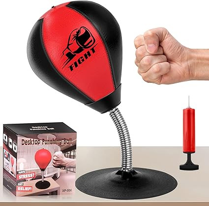 Desktop Punching Bag, Stress Relief Boxing Bag Speed Balls, Desk Punching Bag Stress Buster-Super... | Amazon (US)