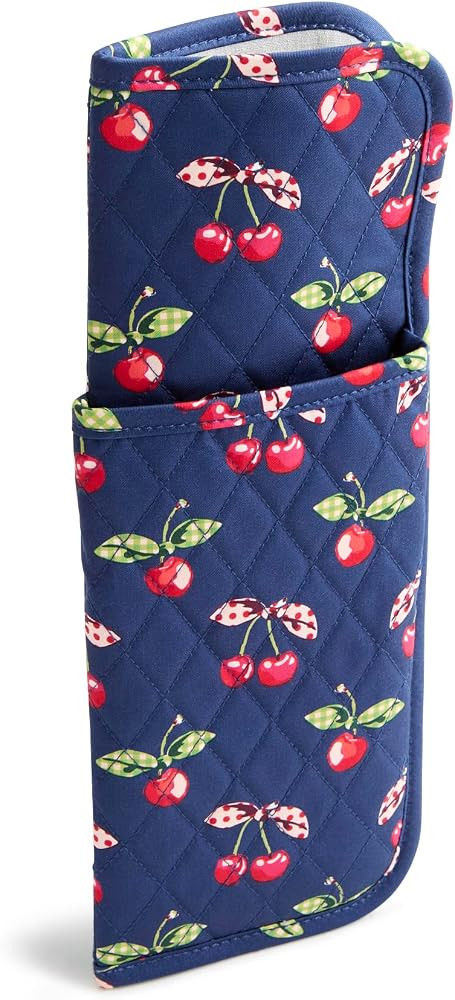 Vera Bradley Women\u2019s Premium Cotton Curling Iron Cover \u2013 Cherry Picking | Amazon (US)