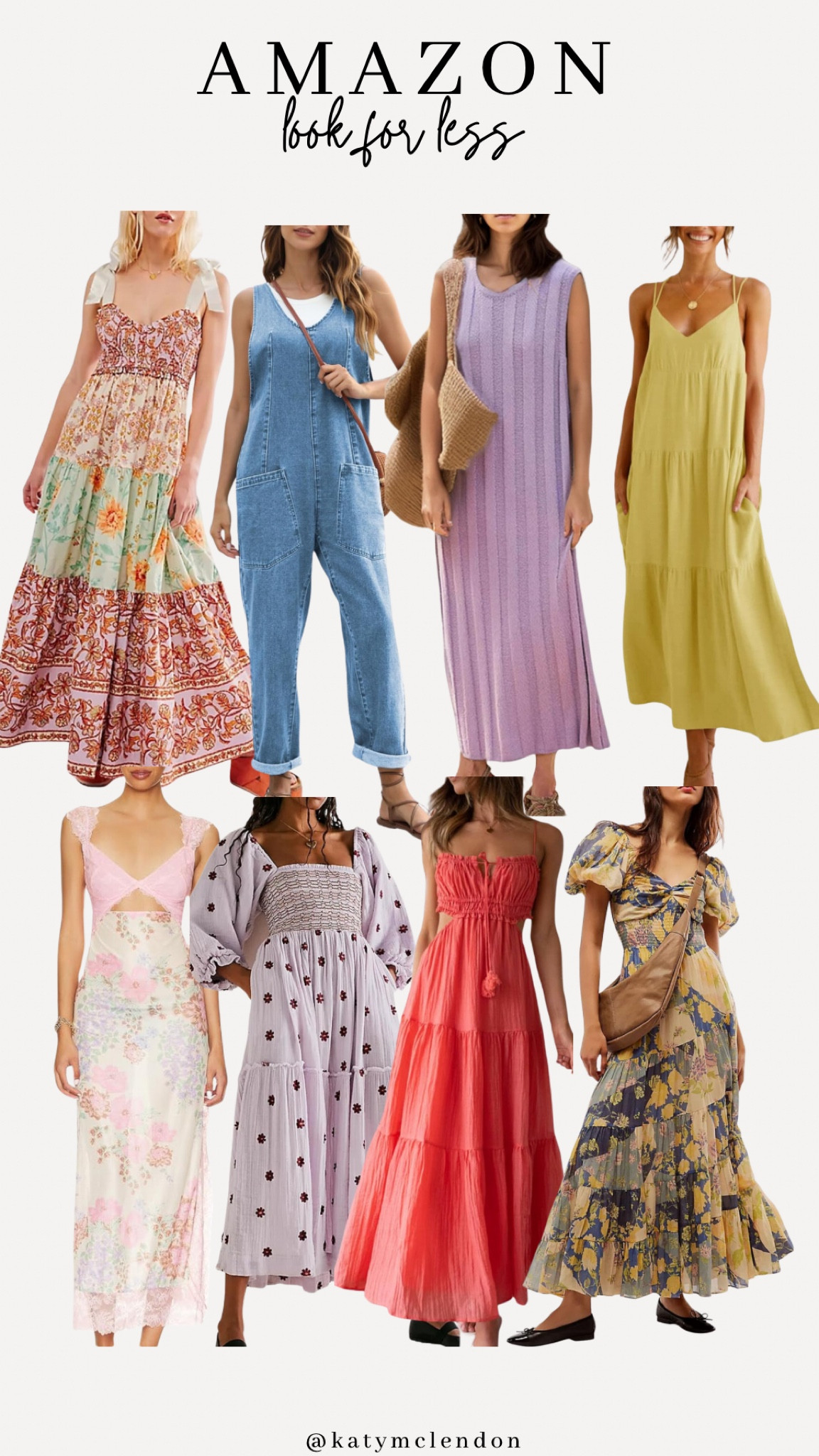 Free people look for less on Amazon!
Spring summer dress
Spring summer outfit ideas


#LTKfindsunder50 #LTKsalealert #LTKfindsunder100