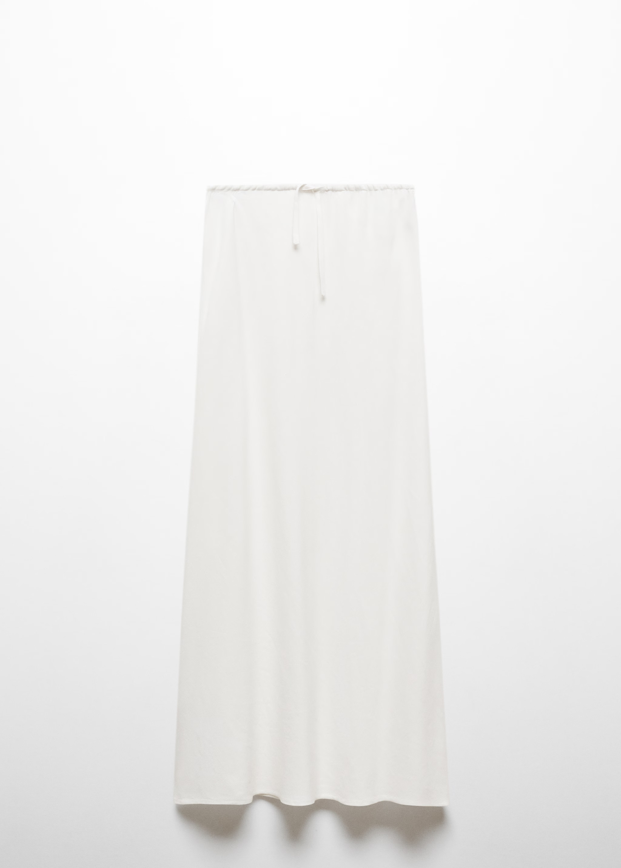 Bow linen skirt - Teen | MANGO USA | MANGO (US)