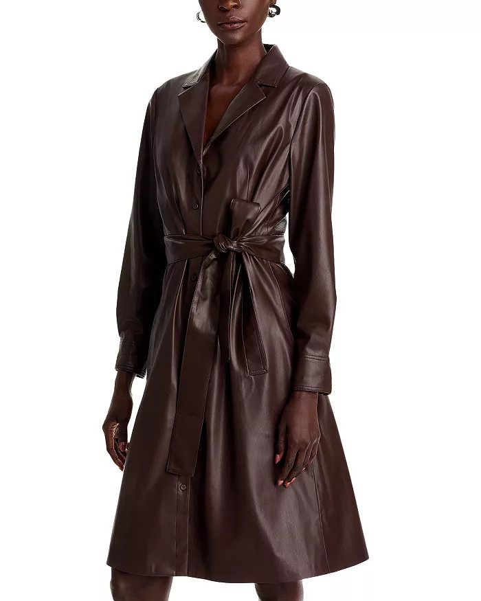 Kobi Halperin Dixie Faux Leather Shirtdress Women - Bloomingdale's | Bloomingdale's (US)