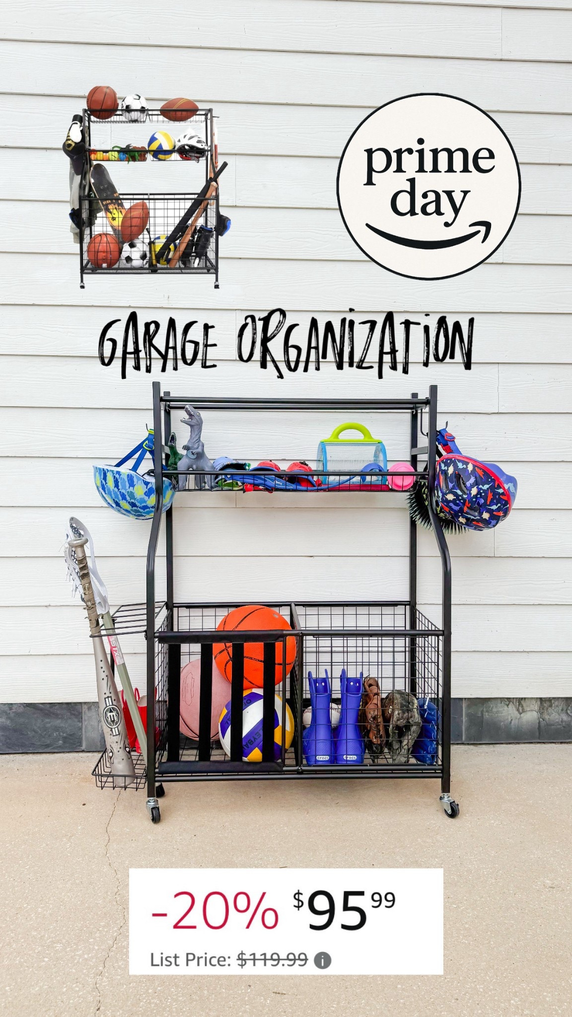 Prime Day Early Deal for garage organization

#LTKHome #LTKActive #LTKSaleAlert