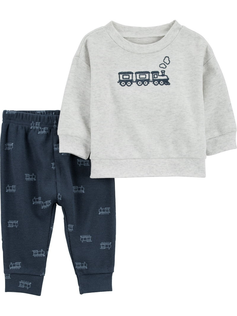 Carter's Child of Mine Baby and Toddler Boy Outfit Set, 2-Piece, Sizes 0/3-24 Months | Walmart (US)