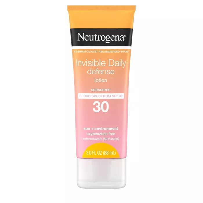Neutrogena Invisible Daily Defense Sunscreen Lotion - 3 fl oz | Target