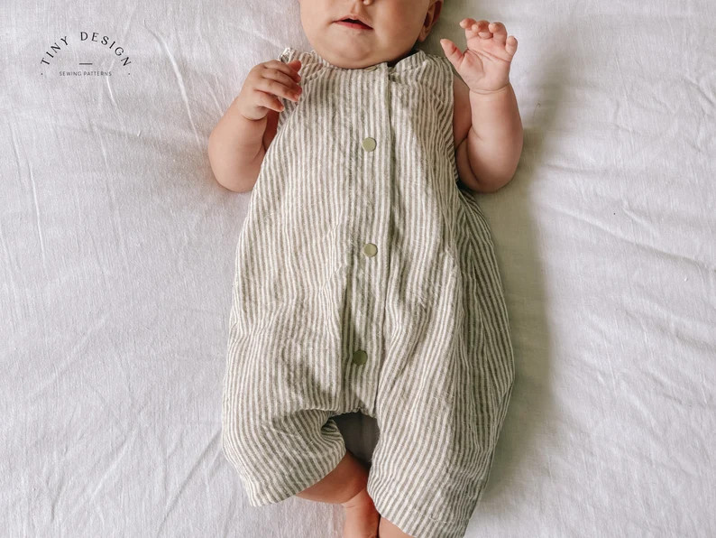 Easy Baby Romper PDF Sewing Pattern | Jumpsuit Pattern | Baby Boy and Baby Girl Romper Pattern | ... | Etsy (US)