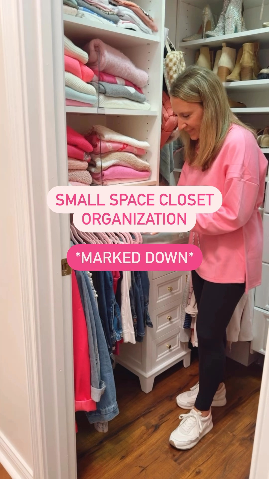 Small space closet organization ideas all on sale for Cyber Monday! 

#LTKWatchNow #LTKCyberWeek #LTKSaleAlert