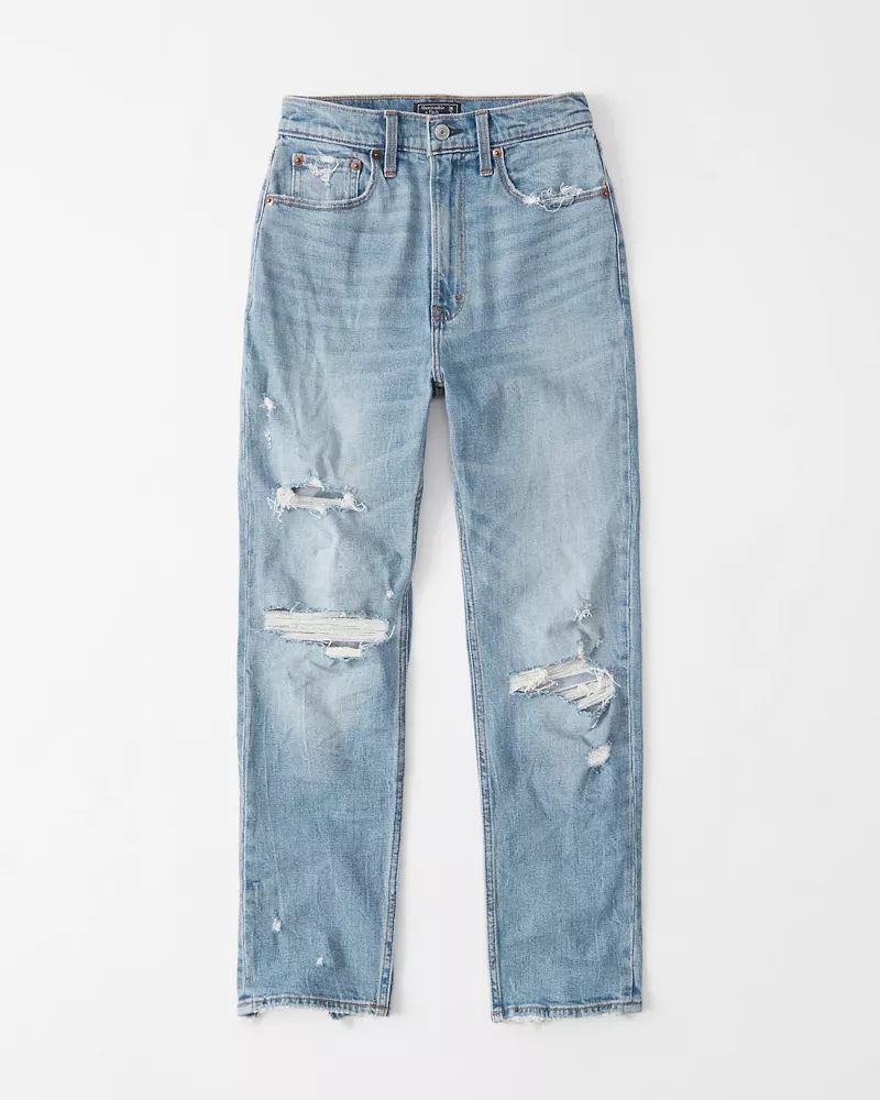 Ultra High Rise Mom Jeans | Abercrombie & Fitch US & UK