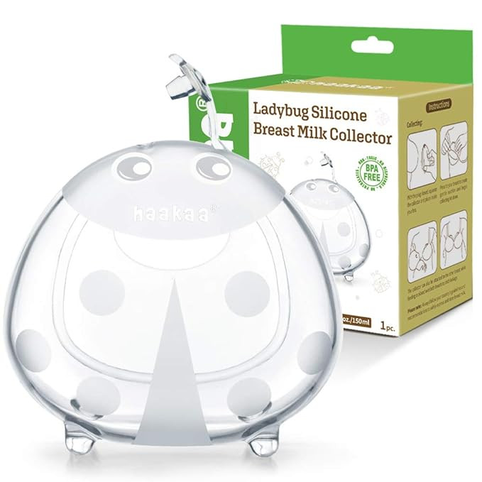 Haakaa Ladybug Breast Milk Collector Breast Shells Milk Saver Nursing Cups for Large Milk Supply,... | Amazon (US)