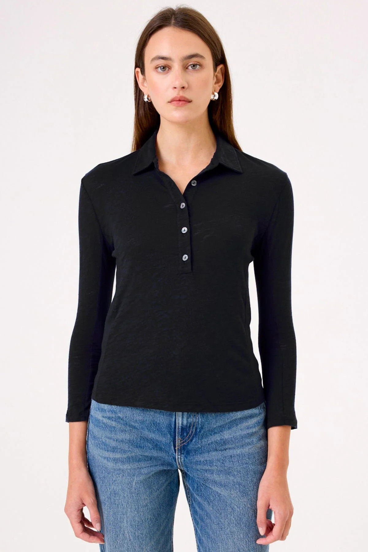 Slub + Jersey Polo Tee | Goldie Tees