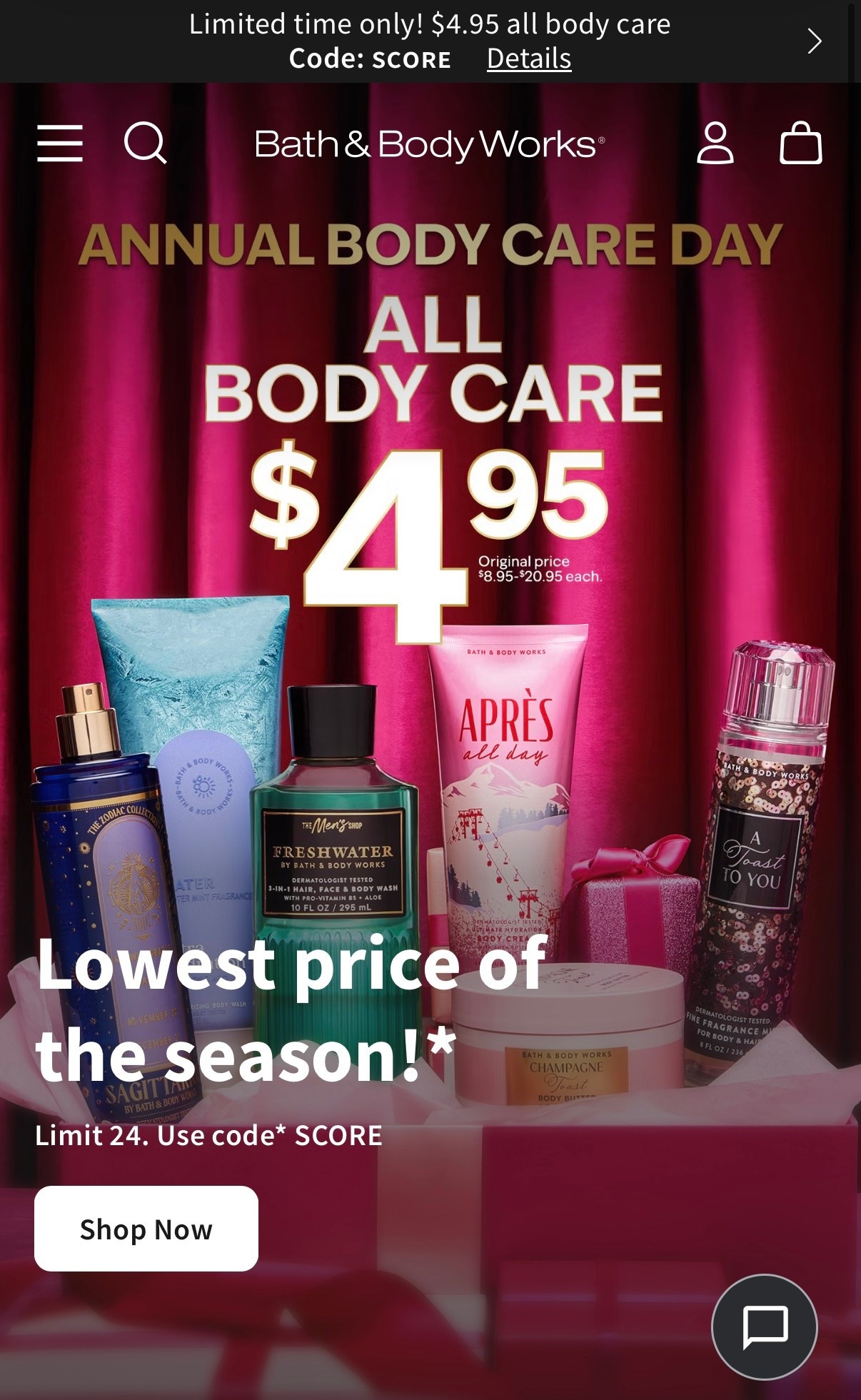🎉 Bath and body works body care deal! 🎉More scents online - Use code: score