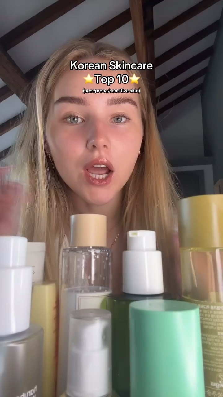 TOP 10 korean skincare products for acne prone & sensitive skin⭐️⭐️

You can get these products from @yesstyle ad with code MILSHB18 for 18% off with no minimum order (valid for 48 hours only!)

Products:
@mixsoon_official glacier water & bean essence
@purito_official from green cleansing oil, centella unscented serum & oat in calming gel cream
@haruharuwonder_official black rice cleansing oil
@houseofhur_official weightless sun fluid
@imfrom_global mugwort essence & rice toner
@tirtir_global milk skin toner 

#Koreanskincare #skincare #skintok #acneproneskin #sensitiveskin #fyp #explore