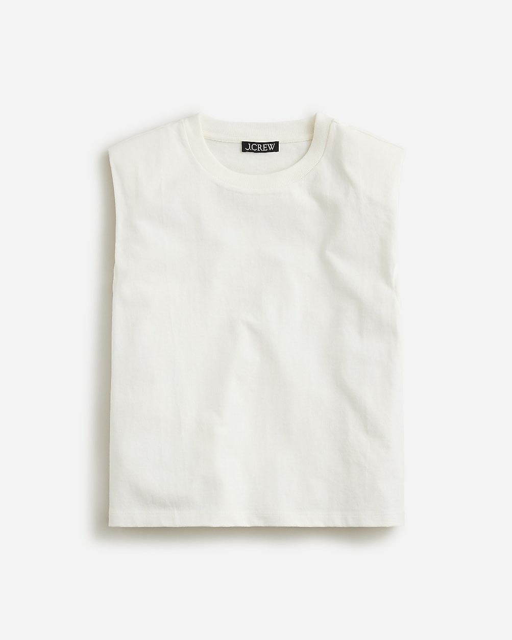 Structured muscle T-shirt in mariner cotton | J. Crew US