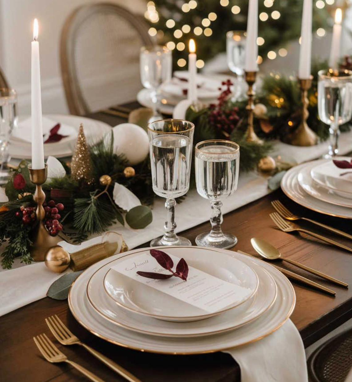 affordable table decor for this christmas! your family will be surprise 

 