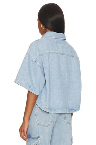 AGOLDE Rona Box Shirt in Tomorrow from Revolve.com | Revolve Clothing (Global)