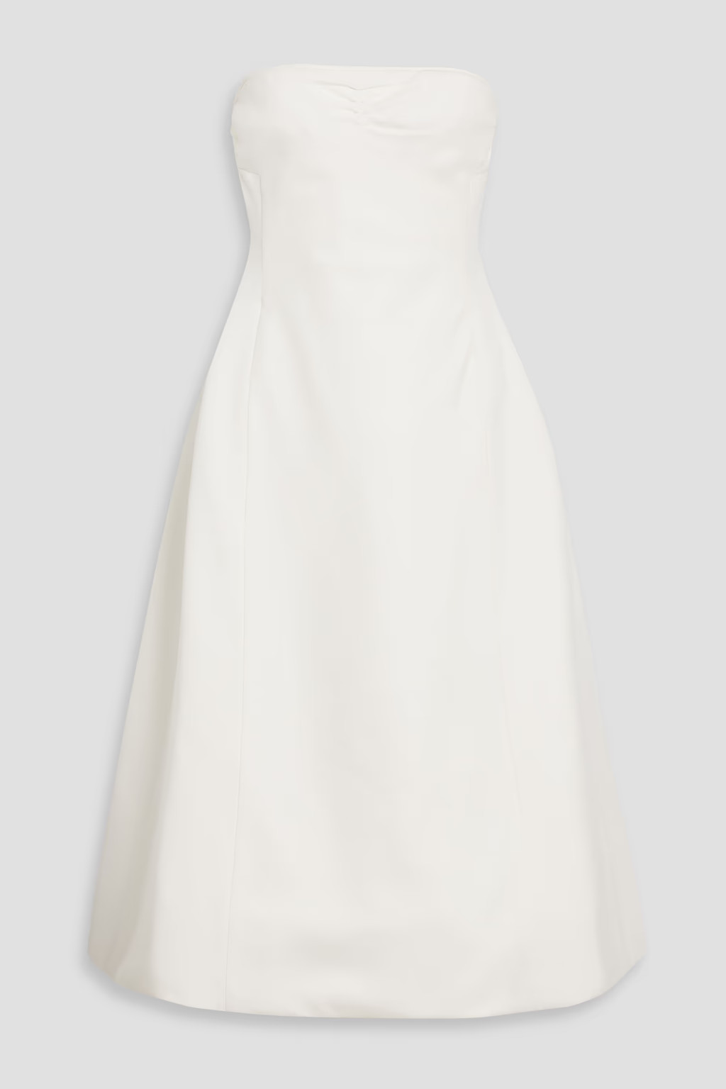 Blume strapless twill midi dress | The Outnet (US and CA)