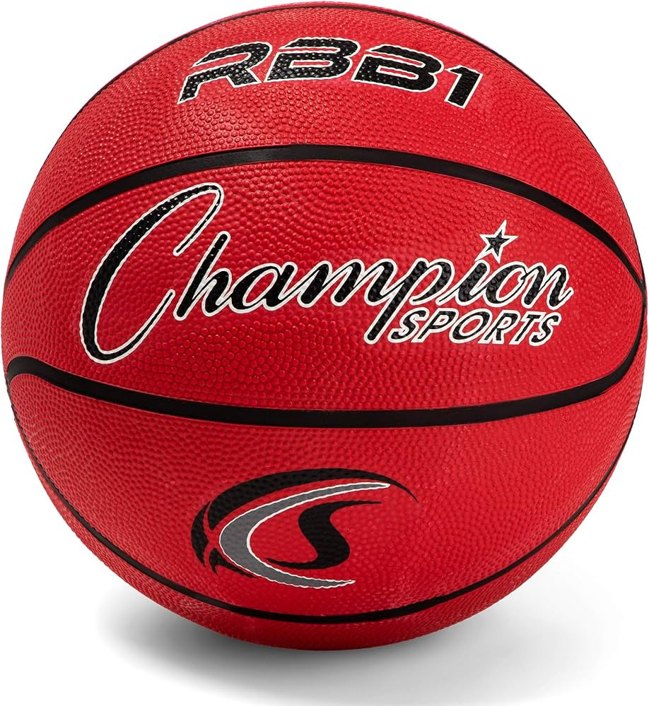 Champion Sports® Rubber Basketballs – Heavy Duty Pro-Style, Indoor/Outdoor Use, Premium Basket... | Amazon (US)