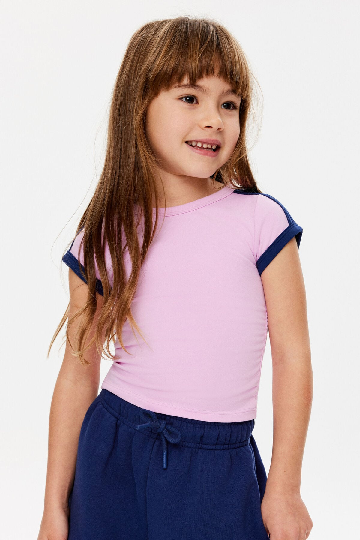 Soft Stretch Active Gathered Short Sleeve Baby Tee | Cotton On (US)
