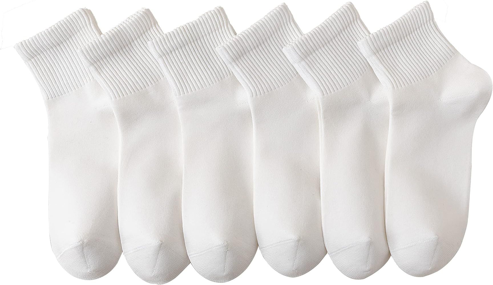 MAGIARTE Womens Mini Crew Ankle Socks Athletic Casual Cotton Socks for Women | Amazon (US)