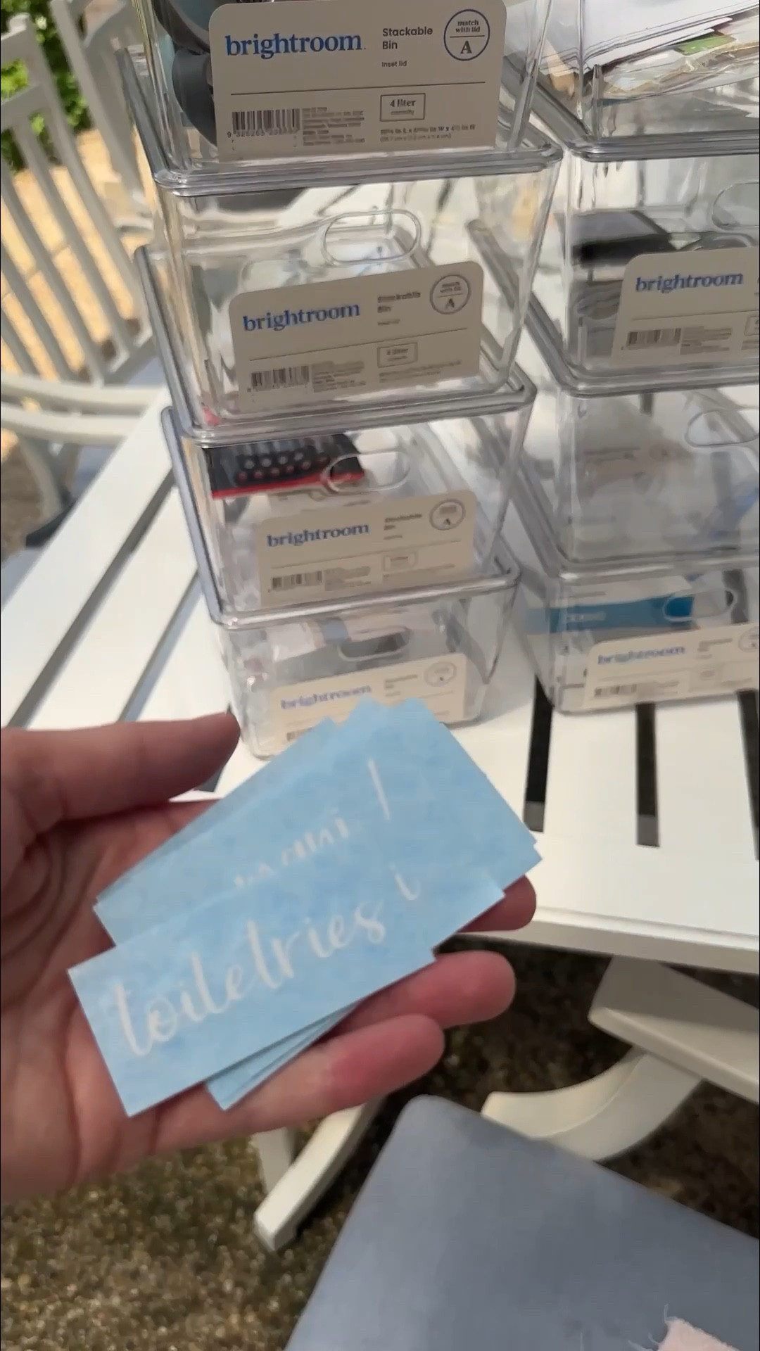 Clean bins and labels for my daughter’s dorm closet. Dorm room. Organization. 

#LTKHome