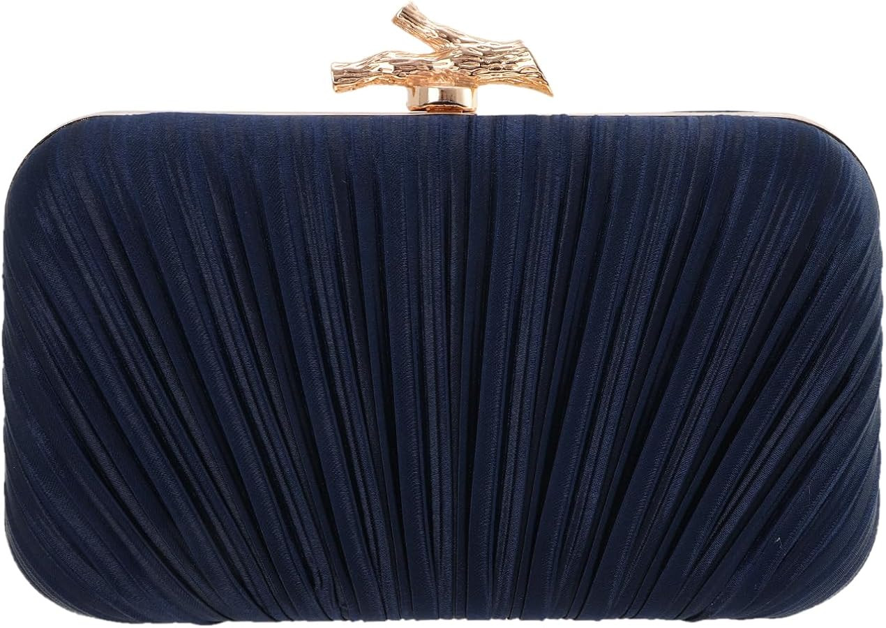 Freie Liebe Pleated Clutch Purses Evening Bag for Women | Amazon (US)