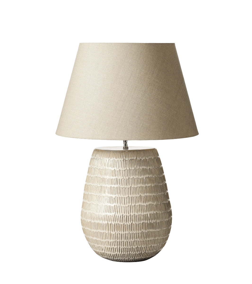 Kinzig Table Lamp - Taupe | OKA UK
