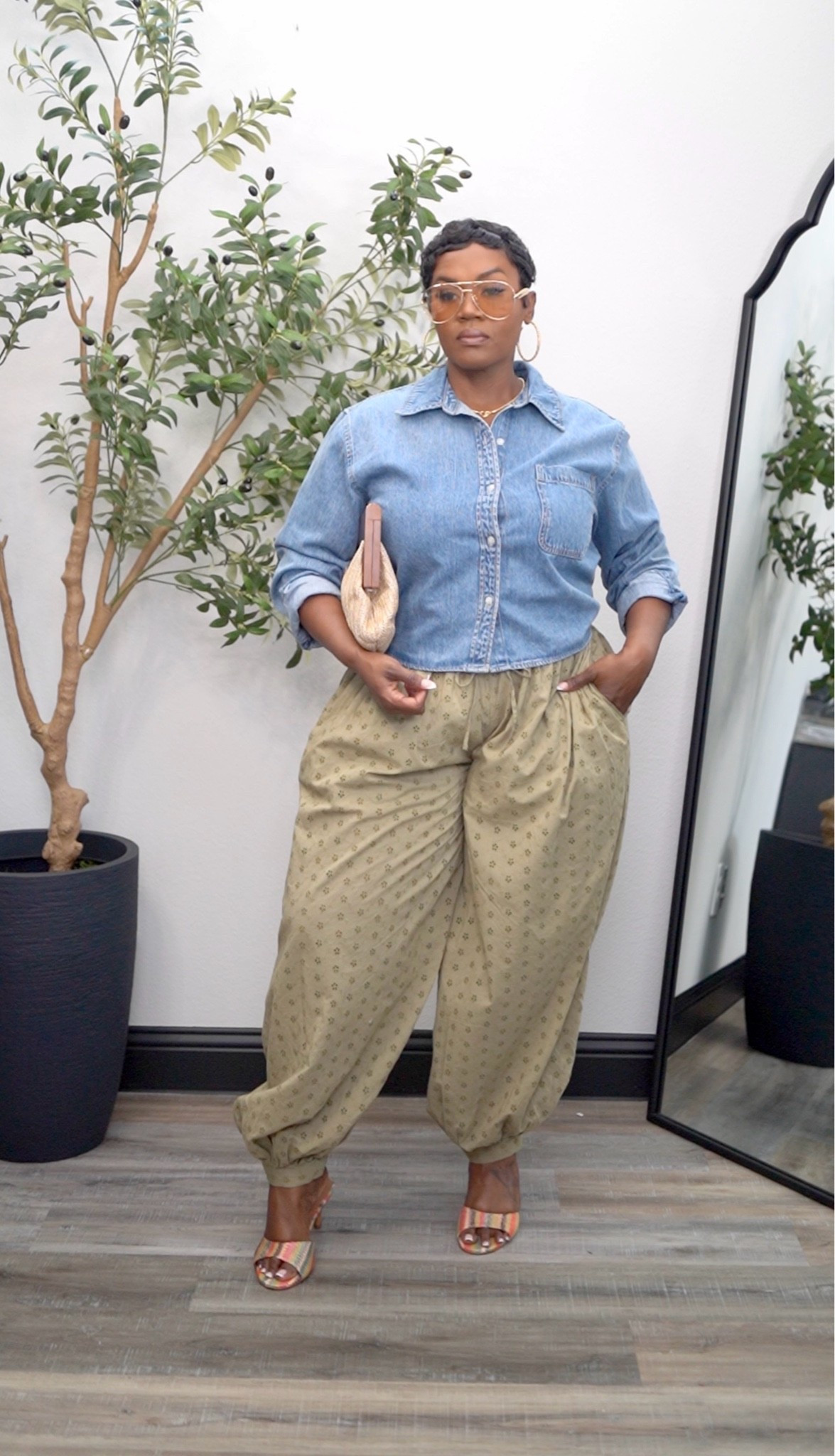 Casual balloon pants style