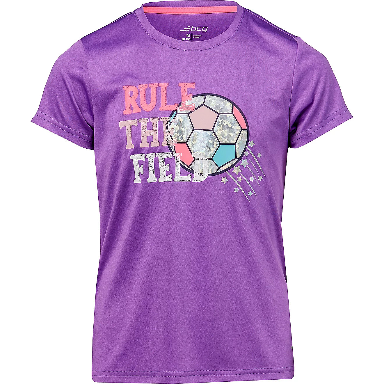 BCG Girls' Training Turbo Fieldsoccer Short Sleeve Shirt | Academy Sports + Outdoors
